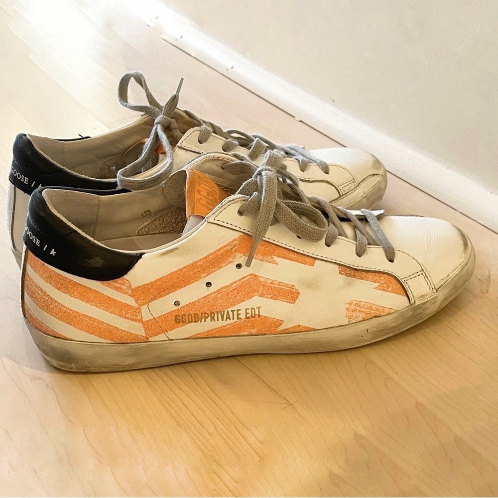 Golden Goose Superstar Private EDT Limited Edition Superstar orange white 8.5